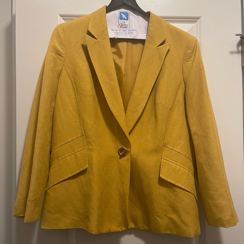 Kasper mustard blazer